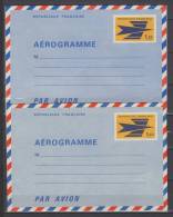 Aérogrammes N° 1002 / 1003 - AER Neufs  " Emblème " - Aérogrammes