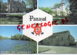 87 - PANAZOL - CHATEAU DE LA QUINTAINE- LA MAIRIE- ETANG DE CORDOLAS- EGLISE - Panazol