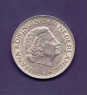 NEDERLAND 1966,  Circulated Coin, XF, 2 1/2 Gulden ,  0.720 Silver Juliana  Km185 C90.101 - Zilveren En Gouden Munten