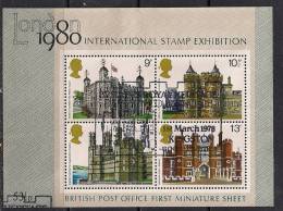 GB 1978 QE2 Historic Buildings FDI M/S Used  MS 1058 ( K682 ) - Hojas Bloque