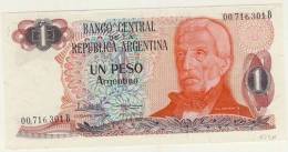 BILLET # ARGENTINE # 1983/84 # 1 PESO # UN PESO # GENERAL SAN MARTIN - Argentine