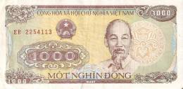 BILLETE DE VIETNAM DE 1000 DONG DEL AÑO 1988  (BANKNOTE) - Vietnam