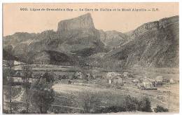 CPA La Gare De Clelles Et Le Mont Aiguille Mt Ligne De Grenoble à Gap Chemin De Fer SNCF 38 Isère - Clelles