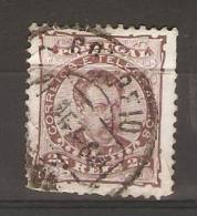 PORTUGAL - 1882/7 KING LUIS 25r BROWN TELEGRAPH USED (See Description) - Used Stamps