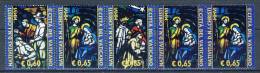 #Vatican 2006. Christmas. Glas Paintings. Michel 1566-68A + 1567Dlr. MNH(**) - Unused Stamps