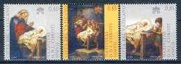 #Vatican 2007. Christmas. Paintings. Cali. Michel 1597-99. MNH(**) - Unused Stamps