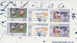 New Zealand 1986 Health MS MNH - Blocks & Sheetlets