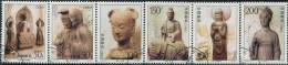 AA0539 China  1997-9 Stone Carving 6v USED - Used Stamps