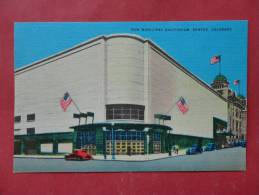 - Colorado > Denver  New Municipal Auditorium Linen Not Mailed----ref 896 - Denver