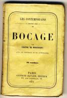 BOCAGE   - Les Contemporains Par Eugène De Mirecourt -  Ed Gustave Havard. Broché - Biographie