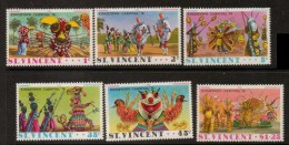 1976 St. Vincent , Kingston Carnival, Tourism  Mi. 433/38  MNH - Carnival