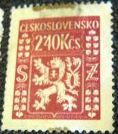 Czechoslovakia 1947 Official Stamp 2.40k - Used - Dienstzegels