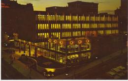 Seattle WA Washington, Public Library At Night, Main Downtown Library, C1950s/60s Vintage Postcard - Bibliotheken