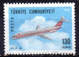 TURKEY 1967 Air. Aircraft. - 130k. Douglas DC-9-30 MH - Ungebraucht