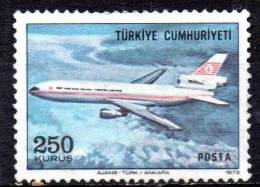 TURKEY 1973 Air. -  250k. - Douglas DC-10   FU - Airmail