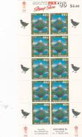 New Zealand 1996 SouthPex'96 Stamp Show Sheetlet  MNH - Blocks & Kleinbögen