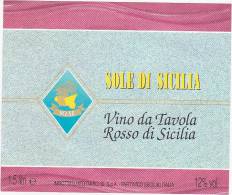 Lot 3 Etiquettes Vin Italie - SICILIA - ITALIA - Verzamelingen, Voorwerpen En Reeksen