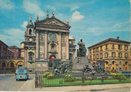 TORINO--CHIESA DI MARIA AUSILIATRICE E MONUMENTO A SAN GIOVANNI BOSCO--AUTO PFAFF MACCHINE DA CUCIRE--FG --V 17-10-77 - Other Monuments & Buildings