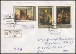 USSR 1984, Registred Cover To Germany - Brieven En Documenten