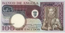 BILLET # ANGOLA  # 1973 # 100 ESCUDOS # CEM ESCUDOS  # N° 106 # LUIS DE CAMOES - Angola