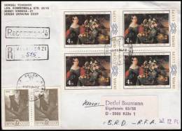USSR 1984, Registred Cover To Germany - Brieven En Documenten