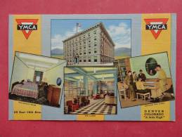 - Colorado > Denver  Multi View YMCA    1947 Cancel  Linen- Ref 902 - Denver