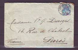 TIMBRE. LETTRE. PAYS BAS. FRANCE. PARIS. AMSTERDAM. 1912. NEDERLAND. - Briefe U. Dokumente