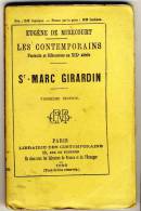 St MARC GIRARDIN  - Les Contemporains D´Eugène De Mirecourt. Broché. Ed Librairie Des Contemporains. - Biographie