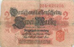 Billet Réf 305. Allemagne, Germany - 2 Mark - To Identify