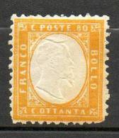 ITALIE  1862  (*)  Y&T N° 5 - Sans Gomme - Without Gum - Mint/hinged