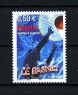 MAYOTTE 2003 Poste N° 148 **  Neufs Ier Choix. SUP.  (Sport, Basket-ball) - Andere & Zonder Classificatie