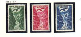 ANDORRE Y&T * 1955-57 PA2-4 - Unused Stamps