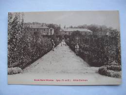 Ma Réf: 63-11-29.                IGNY    Ecole Saint-Nicolas   Allée Centrale. - Igny