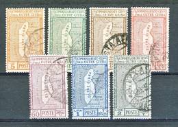 Oltre Giuba 1926 SS 5 Annessione Oltre Giuba N. 29-35 USATI Cat. € 80 - Oltre Giuba