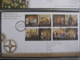 Great Britain 2009 Pioneers Of The Industrial Revolution Fdc - 2001-2010 Decimal Issues