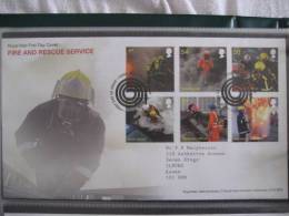 Great Britain 2009 Fire And Rescue Service Fdc - 2001-2010. Decimale Uitgaven