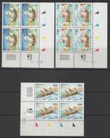 EUROPA MONACO 1991+1992 BLOC DE 4 COINS DATES  (2 Scans) - Sammlungen