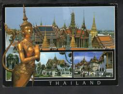 H692 Thailand - Temple Of Emerald Buddha With Kinaree Half And Half Woman - Nice Stamp - Bouddhisme