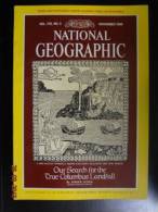 National Geographic Magazine November 1986 - Wissenschaften