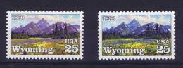 USA 1990 Color Misprint , Scott 2444, Yv 1890 MNH - Ongebruikt