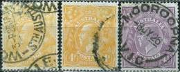 AUSTRALIA  - GEORGE  V  - Perf. 14  - Wz.3  - 1924 - Usados