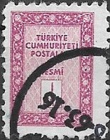 TURKEY 1960 Official -  1l. - Purple    FU - Timbres De Service