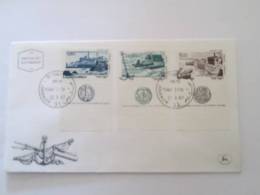 ISRAEL1967 ANCIENT PORTS OF ISRAEL  FDC - Lettres & Documents