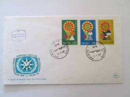 ISRAEL1967 INTERNATIONAL TOURIST YEAR FDC - Lettres & Documents