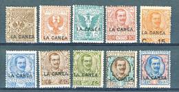 Levante La Canea 1905 SS 1 N. 3 - 13 MLH, Bellissima Serie, Grande Freschezza Cat. € 1500 - La Canea