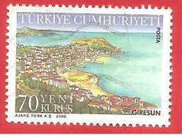 Turchia - Turkey - Turkiye - USATO - 2005 - Turkish Provinces - Giresun - 70 Turkish Kuruş - Michel TR 3471 - Oblitérés