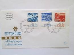 ISRAEL 1974 LANDSCAPE FDC - Storia Postale