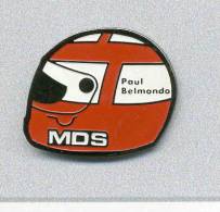 Pin´s  Sport  Automobile  RALLYE   Casque  De  Paul  BELMONDO  Avec  M D S - Rally