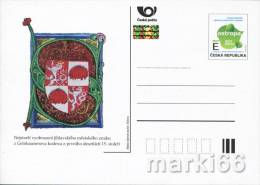 Czech Republic - 2013 - Czech-German OSTROPA Philatelic Stamps Exhibition - Postcard With Original Stamp And Hologram - Cartes Postales