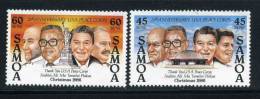 1986 SAMOA  Peace Promoters  Cpl Set Of 2  Yvert Cat. N° 621/22  Absolutely Perfect MNH ** - Samoa (Staat)